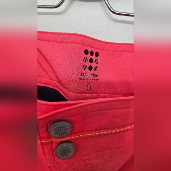 New Title Nine Swingtastic Athletic Women's Skort Skirt A-line SIZE 6 RED - Picture 2 of 9